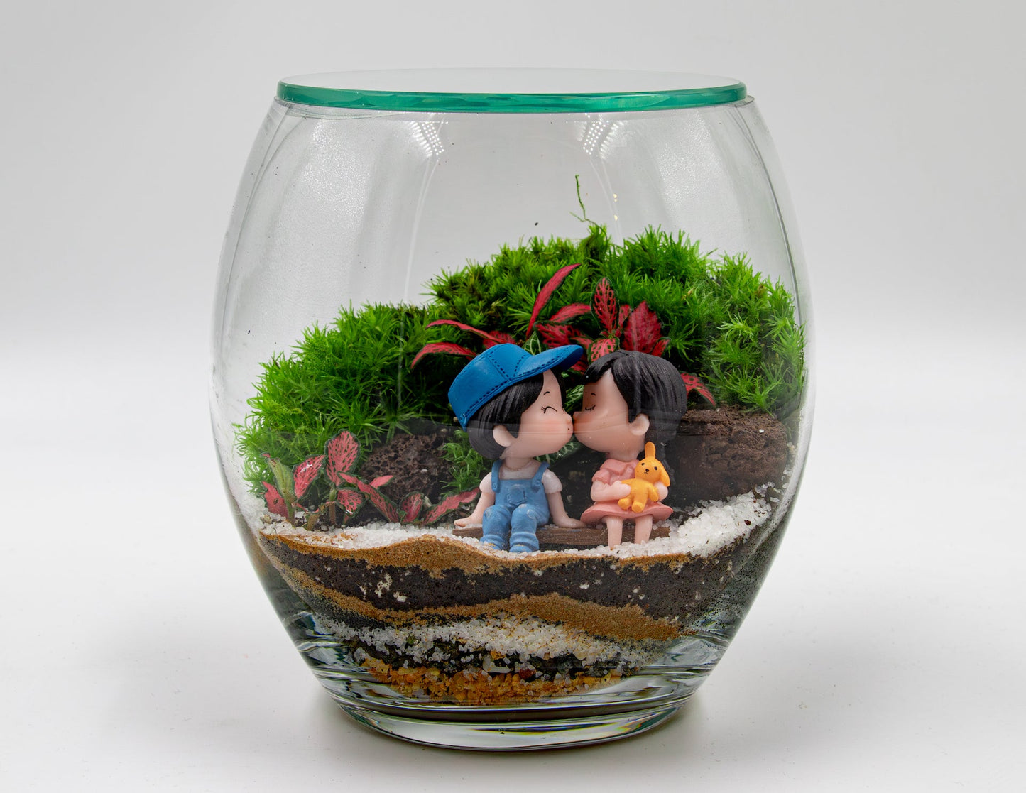 VALENTINE'S DAY TERRARIUM -SMALL - TERRASCAPE I Online Terrarium Shop in DUBAI